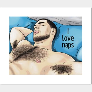 I Love Naps Posters and Art